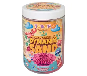 TUBAN Kinetický písek růžový / 1 kg / kreativní modelovací hmota pro děti