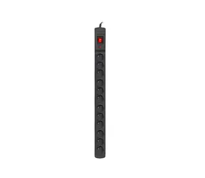 Armac Multi M12 černá / Prodlužovací přívod / 12 zásuvek / 5 m kabel
