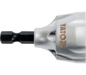YATO Odhrotovač vnější do vrtačky 3-19 mm / Odhrotovač / Šestihranná stopka / Karbidové čepele YG8