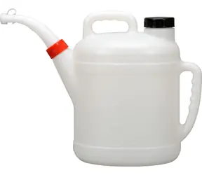 Yato nálevka na olej 10 l / Nálevka / PE plast / flexibilní hubice / boční stupnice