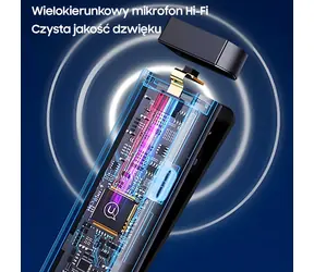 USAMS US-ZB243 / Bezdrátový klopový mikrofon / ENC / 2.4GHz / USB-C