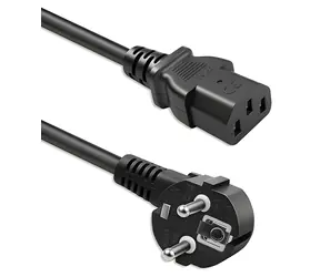 Napájecí kabel Schuko úhlový - IEC C13