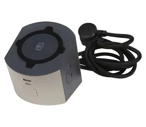 Prodlužovací přívod s indukcí a USB A+C / Prodlužovací přívod 230V / 2 zásuvky / Indukční nabíjení / USB-A + USB-C