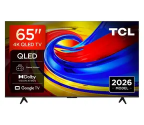 65" TCL 65P7L černá / Televize / QLED / 4K UHD / Google TV / Wi-Fi / DVB-T2/C/S2 / 20W repro