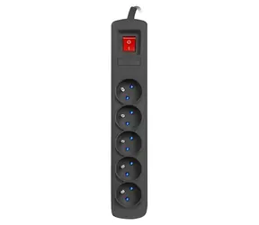 Armac ARC5 černá / Přepěťová ochrana / 5 zásuvek / 5 m kabel