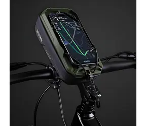 WILDMAN GX330 zelená / Pouzdro pro mobilní telefon na řídítka / cca 1 l / voděodolné