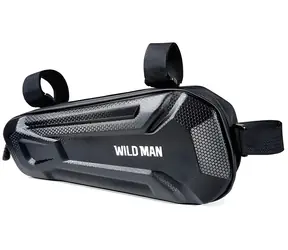 WILD MAN XT9 XL černá / Brašna na rám kola / 3,5 l / PU + EVA / suchý zip