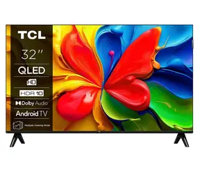 32" TCL 32S4K titanová / Televize / QLED / HD Ready / Android TV / DVB-T2&C&S2 / 2x HDMI / Wi-Fi / BT