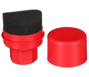 SIXTOL CAR DETAILING MANUAL PAD 2 / Houbička na vosk pneumatik / Ruční aplikace / 80 x 32 mm