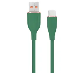 Kabel USB-A (M) - USB-C (M) 1,5 m zelená
