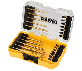 DeWalt DT70748T / Sada bitů a vrtáků do kovu / FLEXTORQ / 24 ks