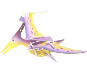 ARTLOVER 3D puzzle Pterosaurus / Překližka / S barvičkami a obtisky