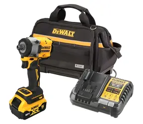 DeWalt DCF922 / Aku rázový utahovák / 18V / Upínání: 1/2" / 406 Nm / 1x 5,0 Ah Li-Ion / nabíječka / brašna