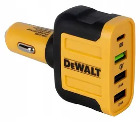 DeWalt DWT1419009 / Nabíječka / 3x USB-A / 1x USB-C / 2,4 A