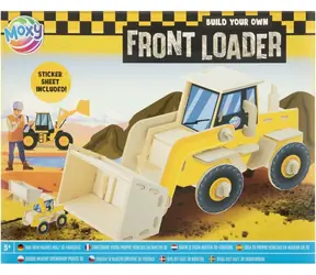 MOXY 3D puzzle Nakladač / Bez lepidla / Přírodní materiál