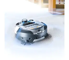 Makita Aku robotický vysavač / Aku robotický vysavač / 2x 18V / S kamerou / Bez aku a nabíječky