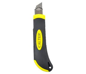 RULYT Zalamovací nůž žlutý / Nůž / Čepel 18 mm / Ocel SK5