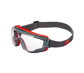 3M GoggleGear 500 GG501 šedo-červená / Ochranné brýle / 10 ks