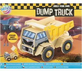 MOXY 3D puzzle Nákladní auto / Bez lepidla / Přírodní materiál