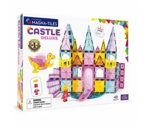 MAGNA-TILES Magnetická stavebnice Castle DLX / 48 dílků / od 3 let