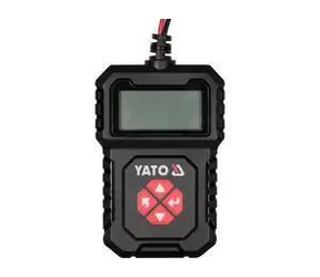 YATO Digitální tester autobaterie / Tester akumulátorů / Digitální