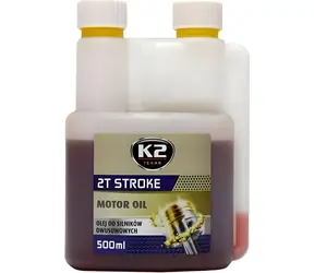 K2 TEXAR 2T STROKE červený 500 ml / Polosyntetický motorový olej / Pro dvoutaktní motory