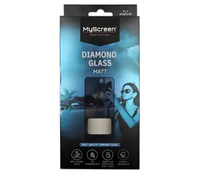 MyScreen Diamond Glass Matt Apple iPhone 17 černá / Ochranné sklo / Matný povrch