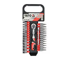 YATO Sada nástavců a bitů 1/4" / Sada bitů a nástavců / 28 ks