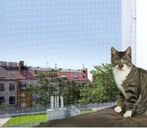 TRIXIE Ochranná síť pro kočky transparentní / 2 x 1,5 m