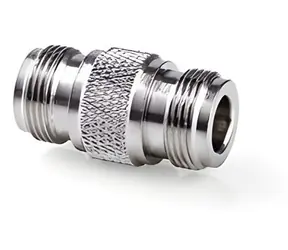 Nedis anténní adaptér N zásuvka - N zásuvka / Adaptér / poniklovaný / 50 Ohm / přímý / stříbrný / 10 ks