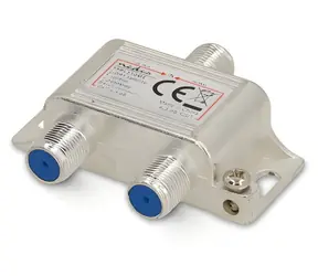 Nedis satelitní rozbočovač 1:2 / Rozbočovač / 5-2400 MHz / 75 Ohm / Útlum 6,5 dB