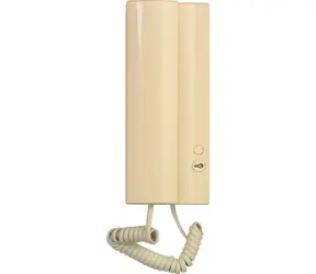 Tesla Elegant slonová kost / Domácí telefon / elektronické vyzvánění / 1 tlačítko el. zámku