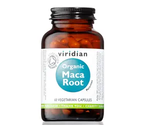 Viridian Organic Maca Root 60 cps / Doplněk stravy / 500 mg / Vegan