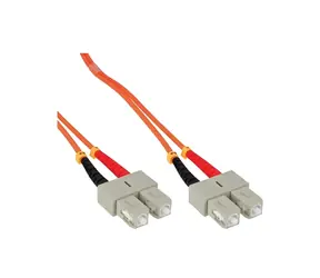 Mercodan SC-SC OM2 (40400170) / Optický patch kabel / Multimode 50/125 / Duplex