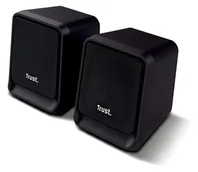 Trust Milo 2.0 Speaker Set černá / Reproduktory / 2.0 / 6W RMS / USB-C