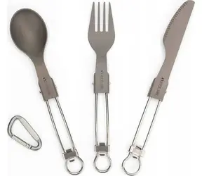 Rockland Titanium Tools / Sada příborů / Titan / Lžíce, vidlička, nůž