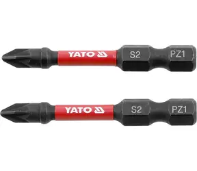 YATO Rázový bit 1/4" PZ1 / Bit rázový / PZ1 / 50 mm / 2 ks