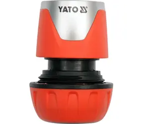 YATO Rychlospojka hadicová 3/4" 19mm / Rychlospojka / ABS plast / Stop ventil