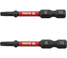 YATO Rázový bit 1/4" T15 / Bit rázový / T15 / 50 mm / 2 ks