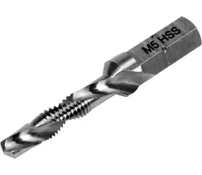 YATO Vrták se závitníkem M5 HEX / Vrták se závitníkem / HEX stopka / Závit M5