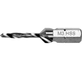 YATO Vrták se závitníkem M3 HEX / Vrták / HEX stopka / M3