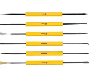 Vorel Sada nástrojů pro demontáž elektroniky 6 ks / Sada nářadí / Hroty, špachtle, páčidla / 180 mm
