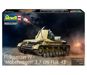 Revell Flakpanzer IV 3,7 cm Flak 43 / Plastikový model / 1:72