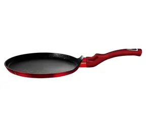 Berlingerhaus Burgundy Metallic Line 28 cm / Pánev na palačinky / Mramorový povrch