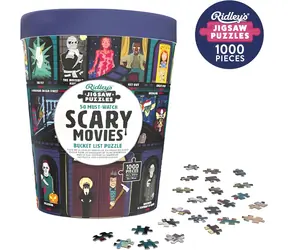 RIDLEY'S GAMES Puzzle Bucket List: 50 strašidelných filmů, které musíte vidět / 1000 dílků