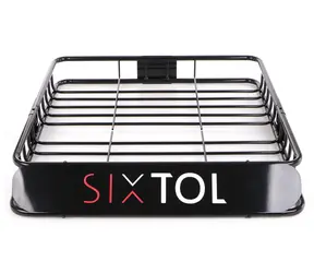 SIXTOL ROOF RACK CARGO / Střešní nosič zavazadel / nosnost 80 kg / ocel / 112 x 99 x 14 cm
