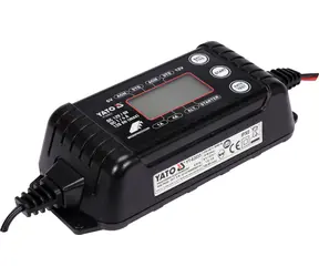 YATO Nabíječka baterií 4A 6/12V LCD / Nabíječka autobaterií / mikroprocesor / 1,2-120 Ah / WET GEL AGM