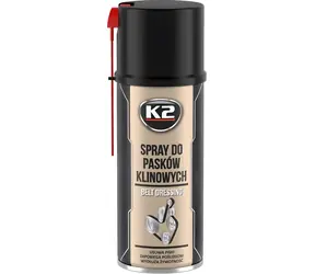 K2 Sprej na klínové řemeny 400 ml / Autochemie / Proti vysychání a prokluzu