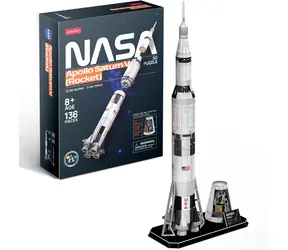 CubicFun 3D puzzle Raketa Apollo Saturn