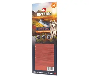 Ontario žvýkací kost šunková M / Pamlsek pro psy / Velikost M